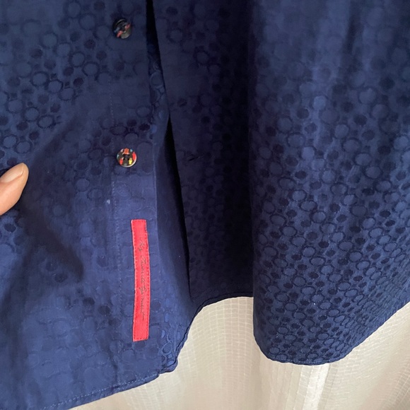 Visconti Navy Blure Long sleeve button down, Suze 2XL - Picture 4 of 6